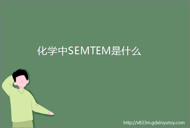 化学中SEMTEM是什么